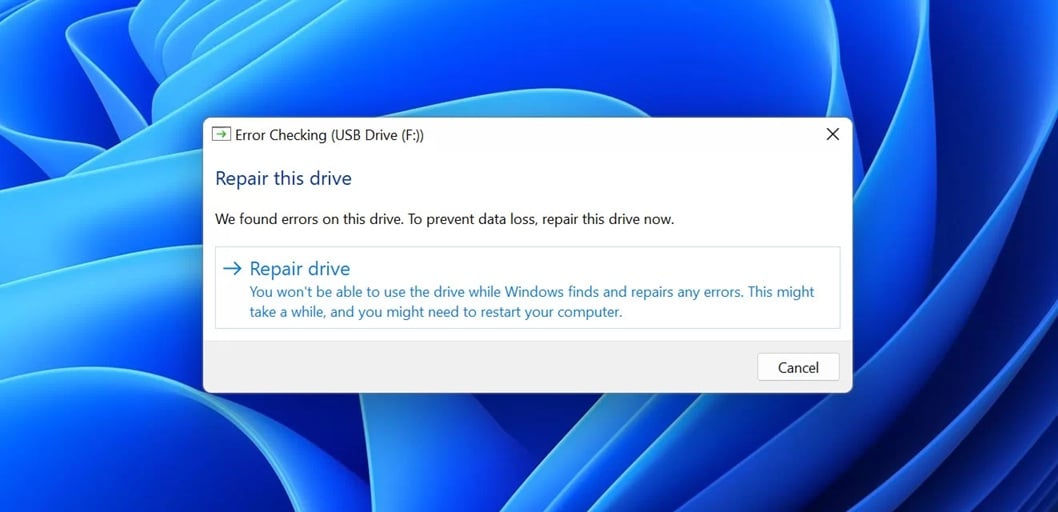 repair drive