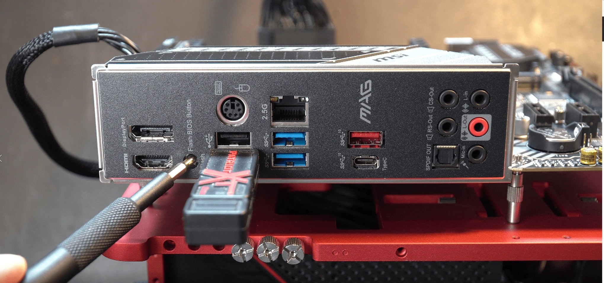 press flash bios button