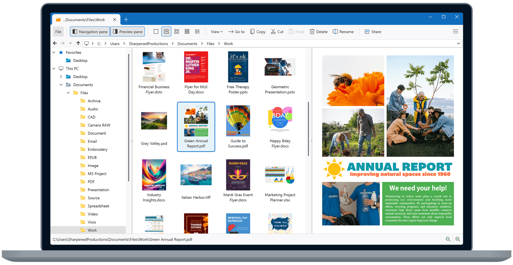 use a file viewer app