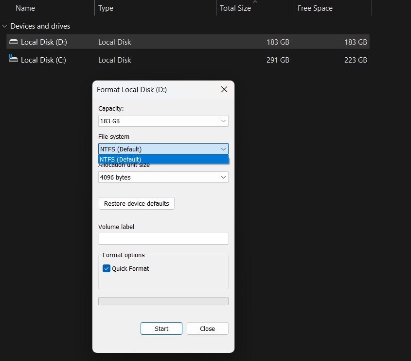 delete shortcut files