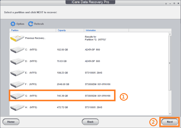 icare data recovery