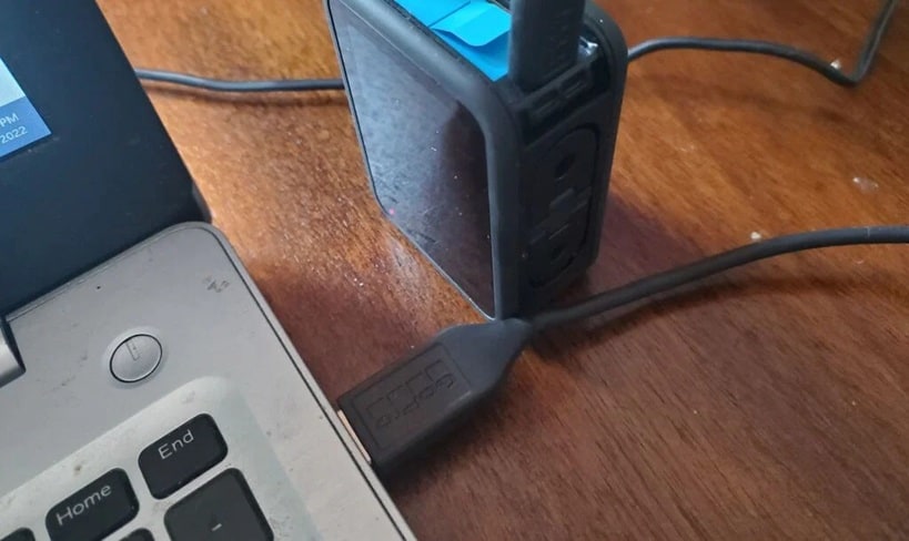 check gopro camera usb cable
