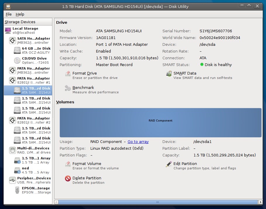 raid array identification