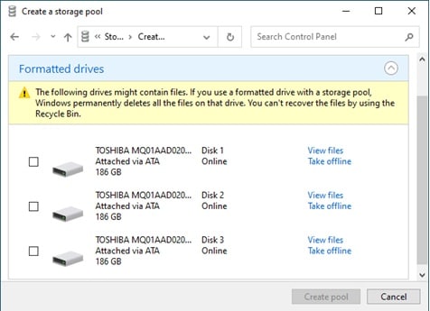 raid array backup