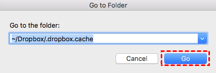 dropbox cache mac