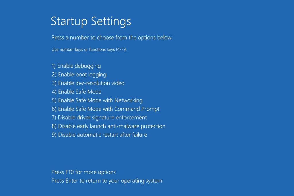 safe mode