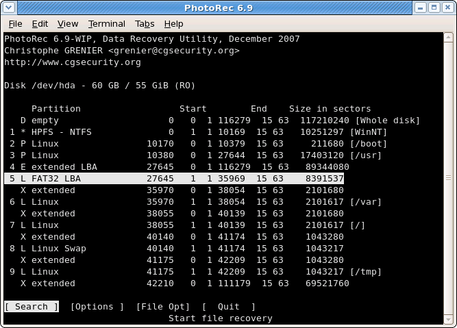 windows file recovery