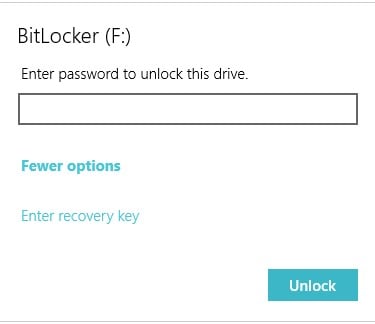 unlock using bitlocker