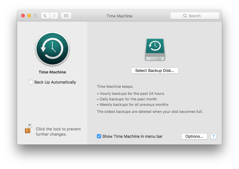 mac backup creation process time machine