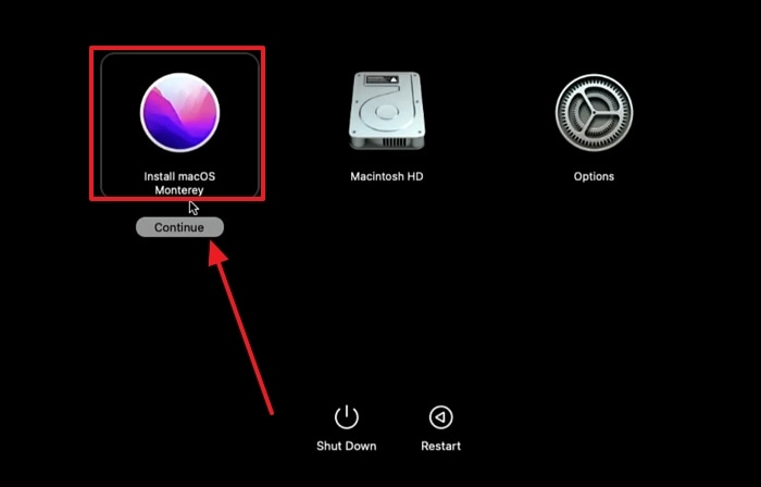 install mac os monterey