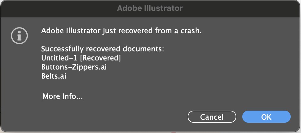 restore from adobe