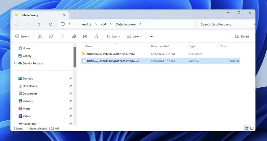 restore from adobe folder windows pc