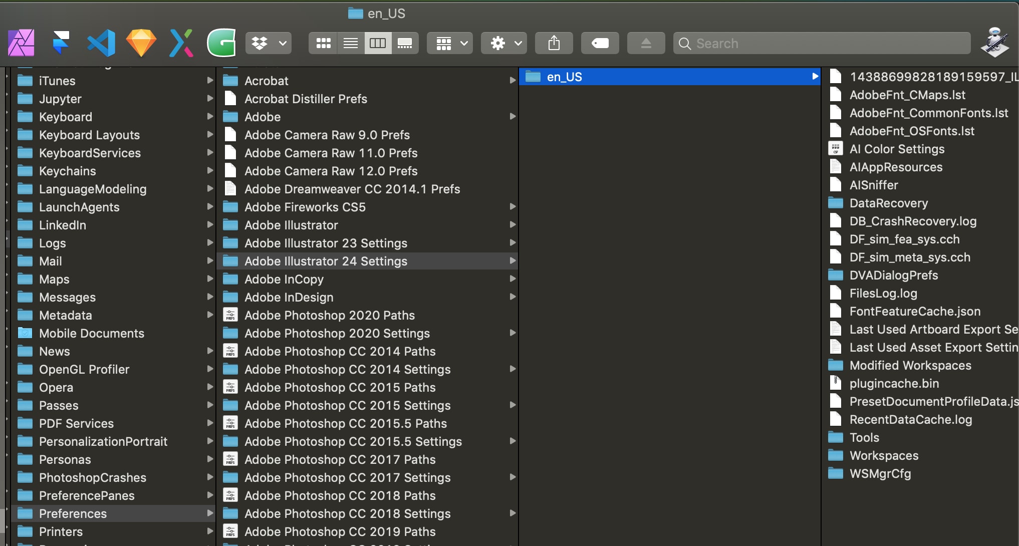 restore from adobe mac