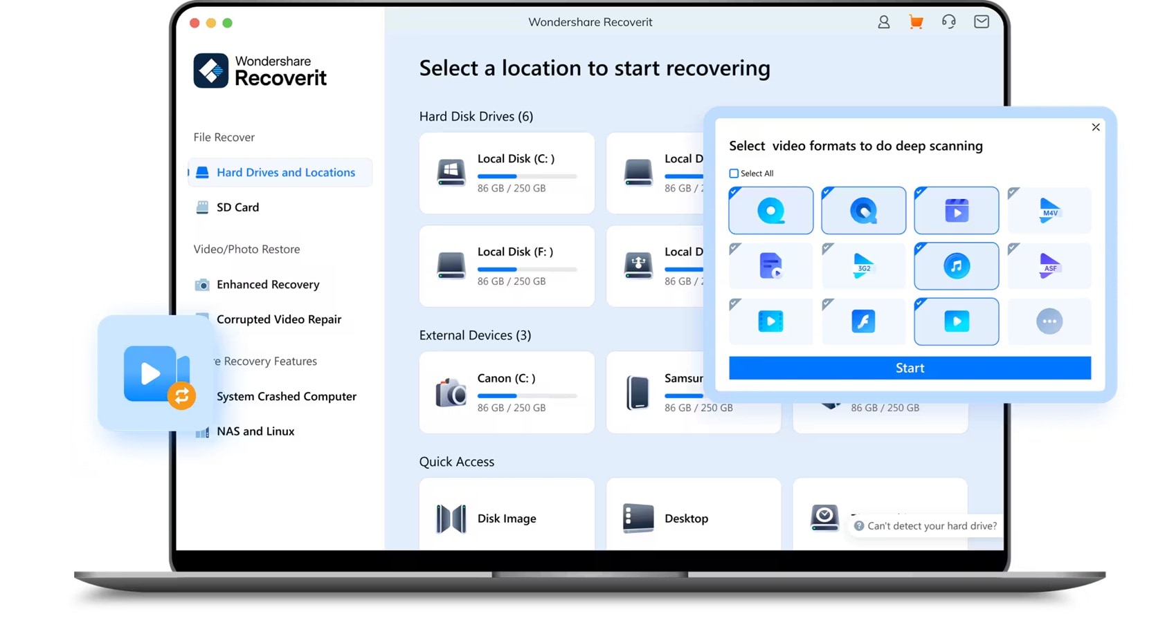 recoverit ai photo recovery tool