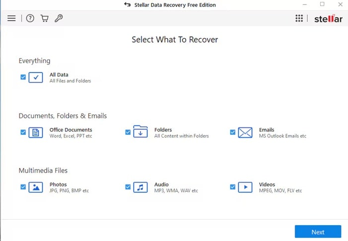 stellar data recovery tool