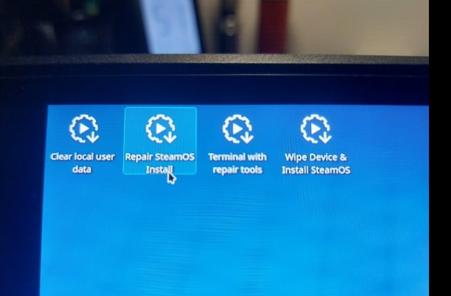 steam deck repair steam os installation