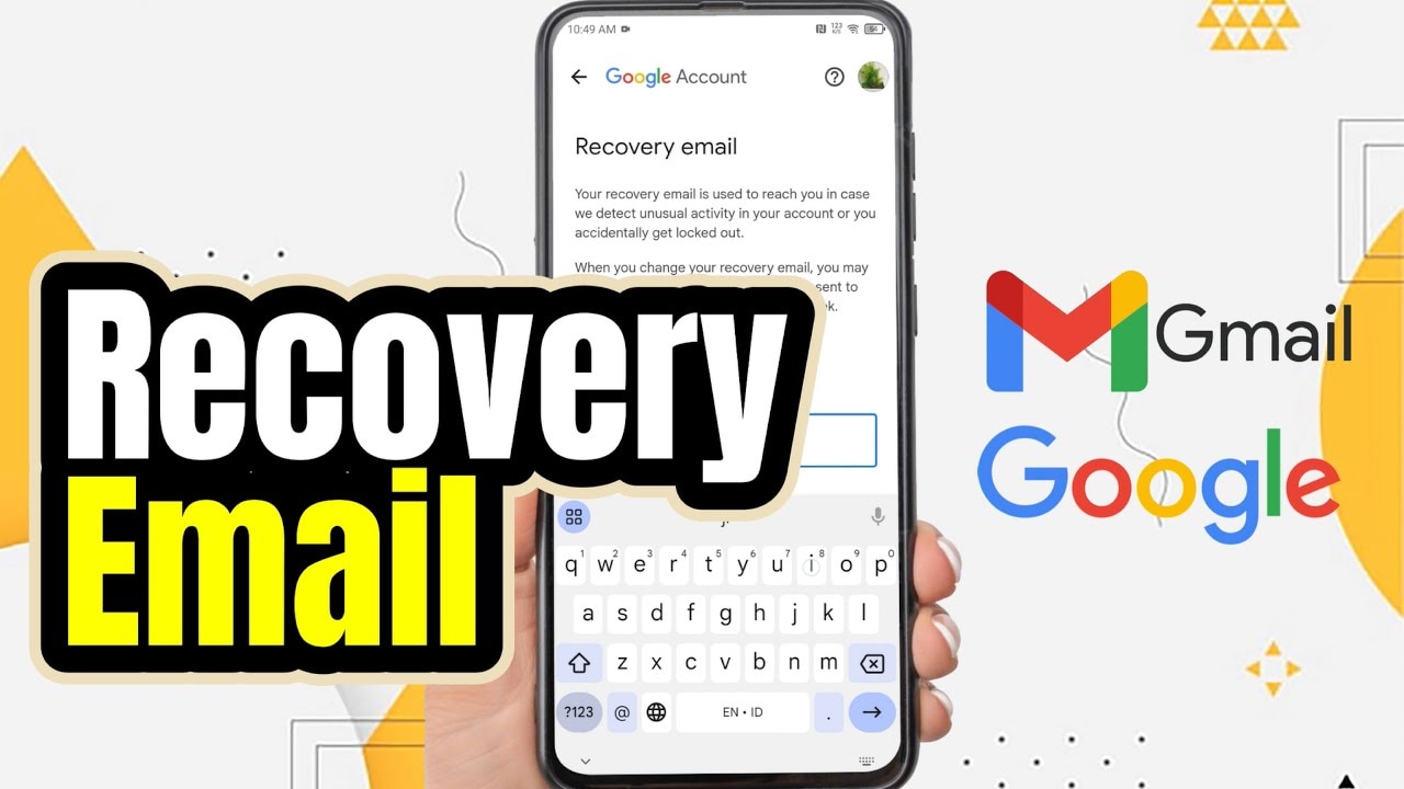 gmail recovery email