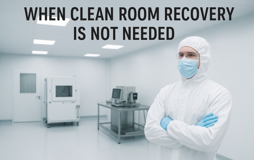 clean room data recovery when not needed