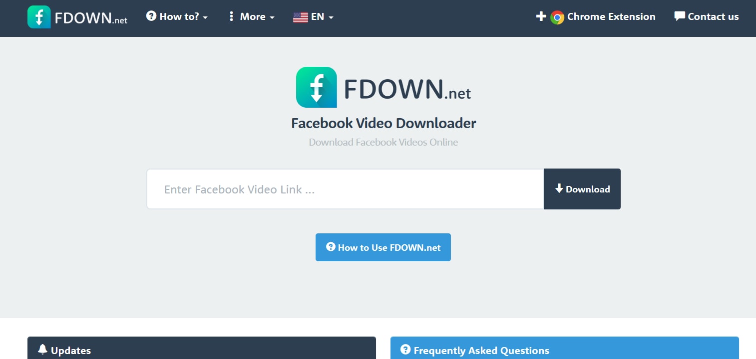 use facebook video download website