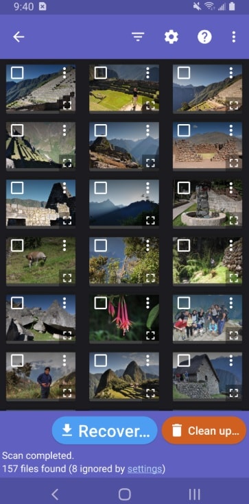 restore using disk digger android app