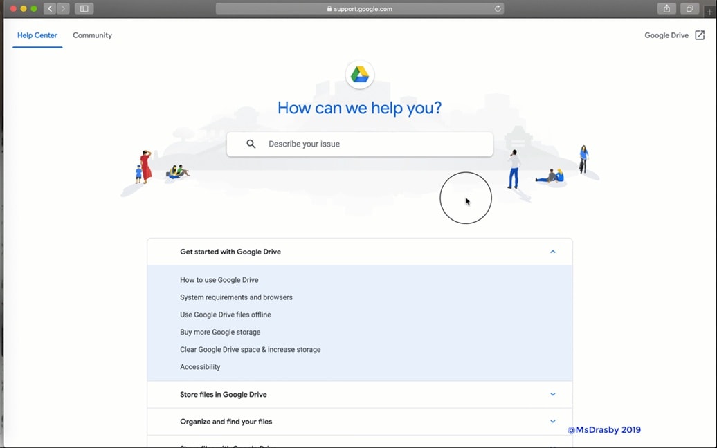 restore using google help support team