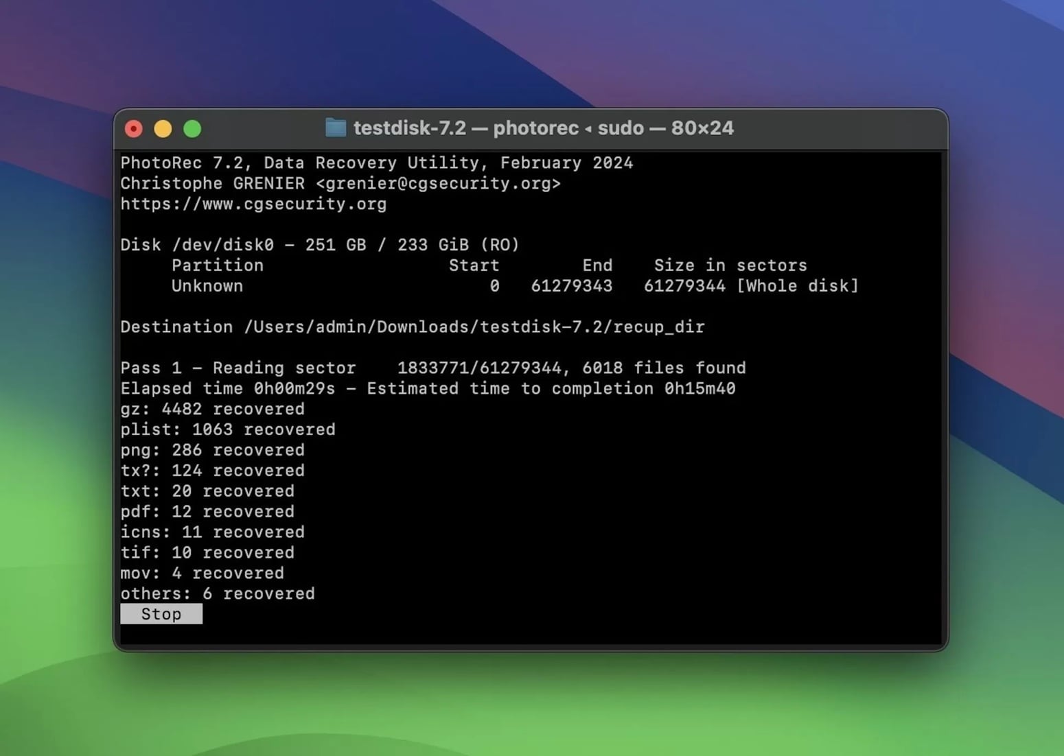 photo rec data recovery tool