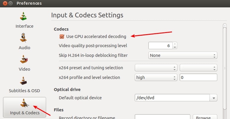 enable hardware acceleration