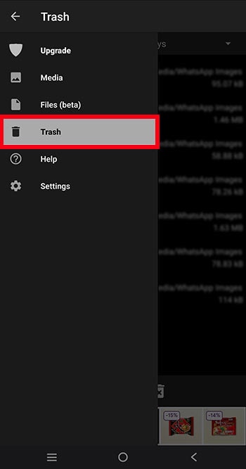 photo vault trash bin