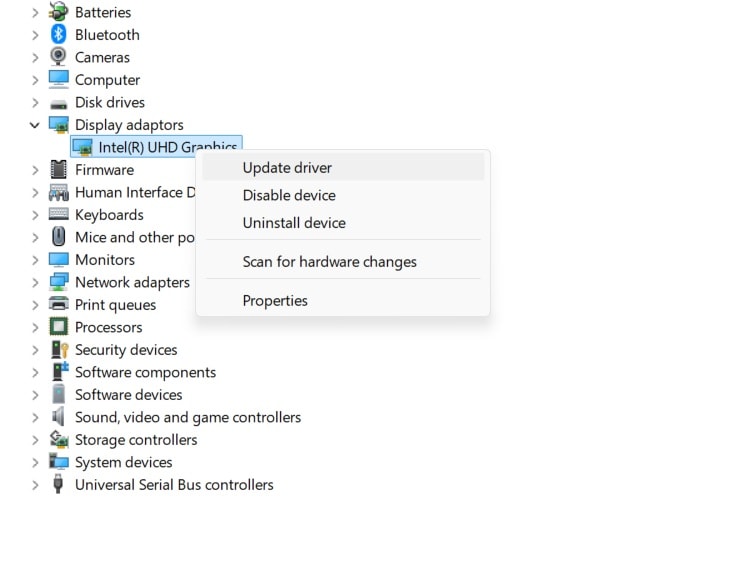 update graphic drivers windows pc