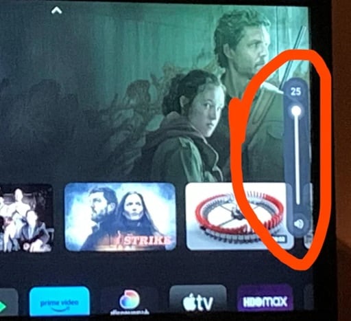 raise volume prime video