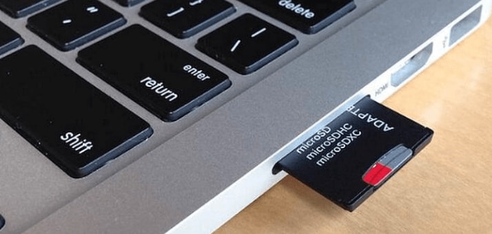 connect capture sd card to other port