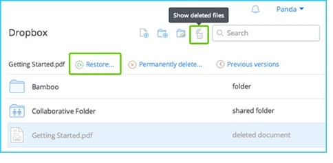 restore from cloud apps