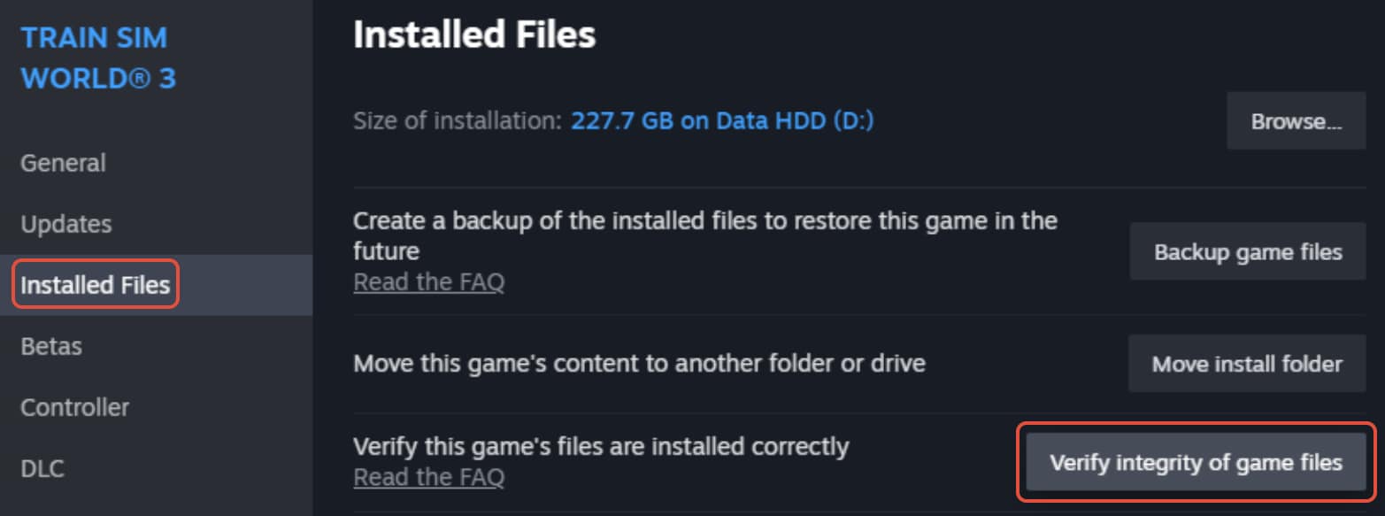 verify integrity of game files