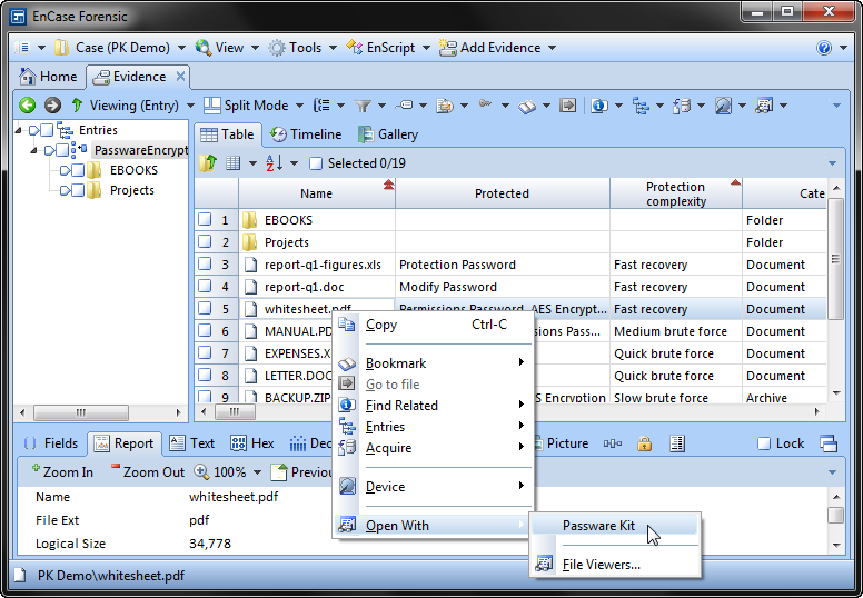 encase forensic software