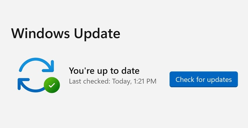 test app keep system updated