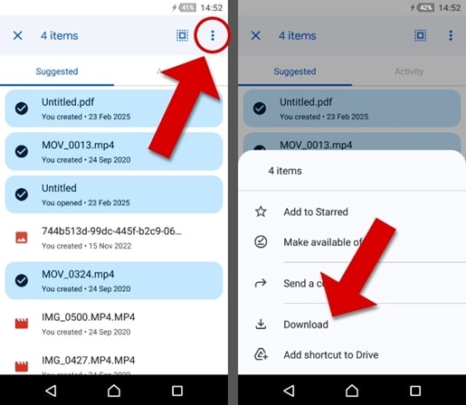 download files from cloud