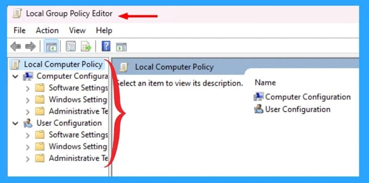 open power options via group policy editor
