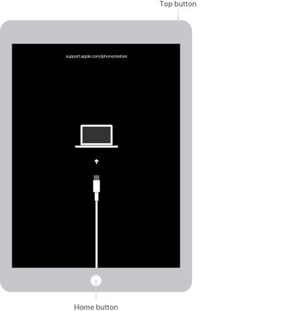 put ipad in recovery mode using buttons