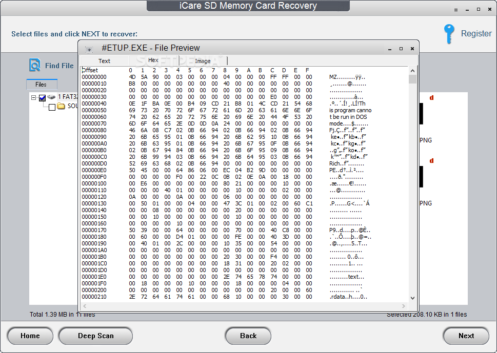 icare sd memory card recovery performance