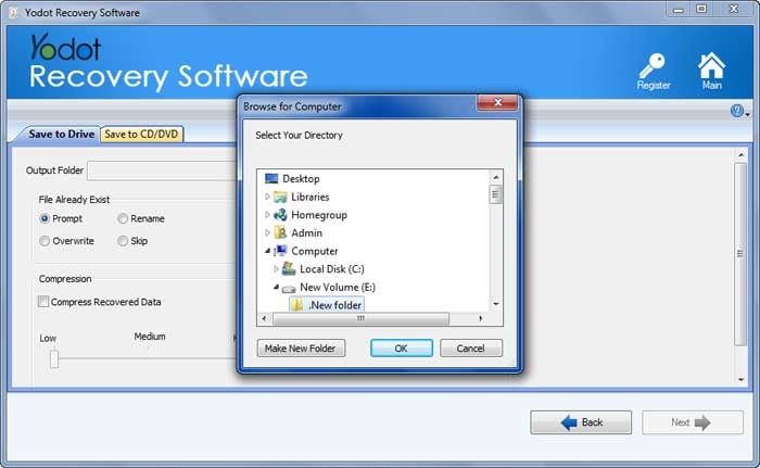 yodot recovery tool save files after recovery