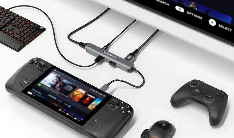 connect steam deck to pc using usb