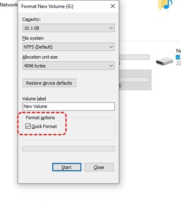 format external drive