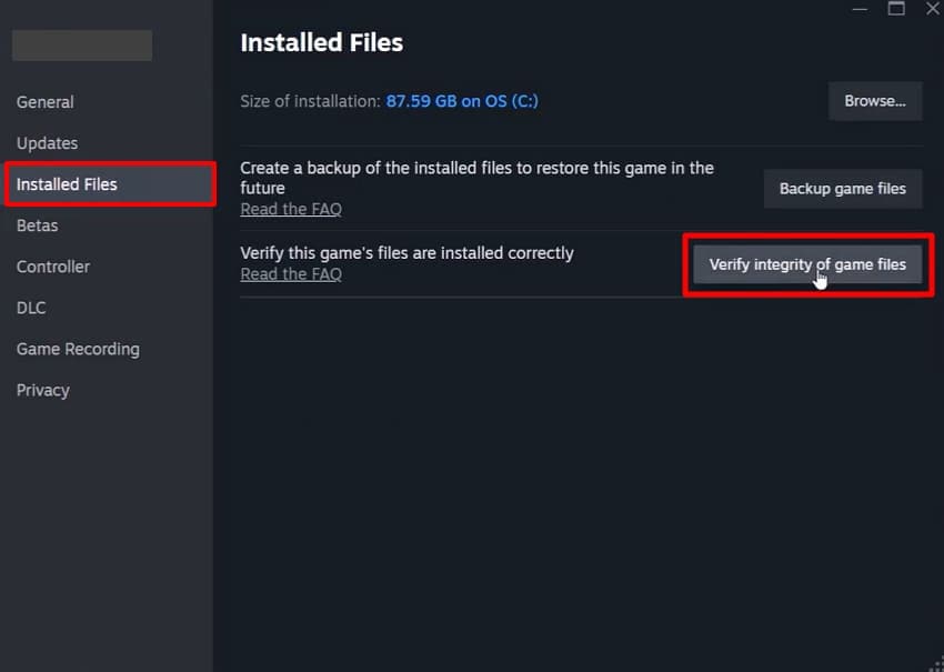 verify fh6 game files