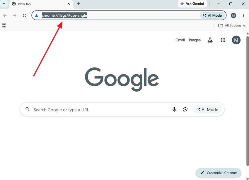 open chrome graphics settings