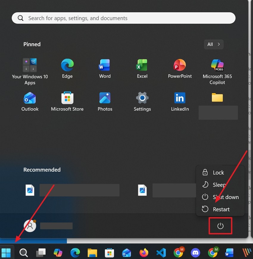restart pc