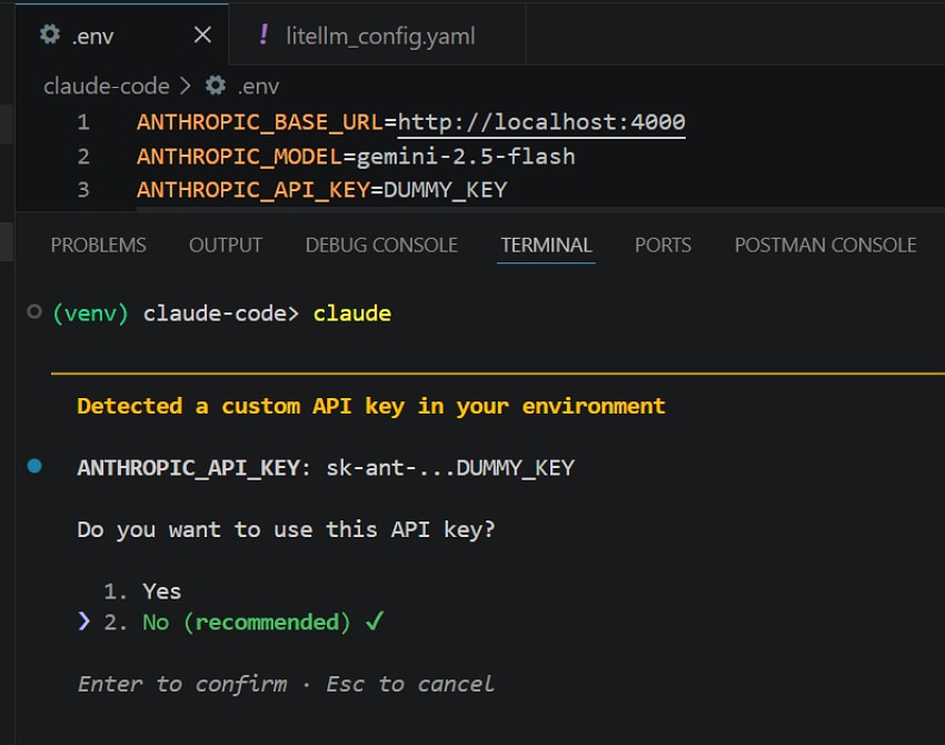 check key validity in claude