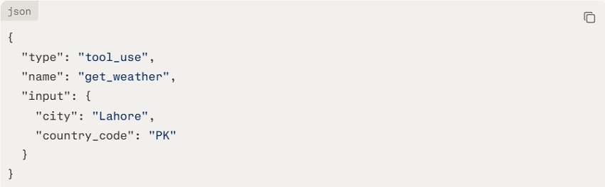 how output should appear