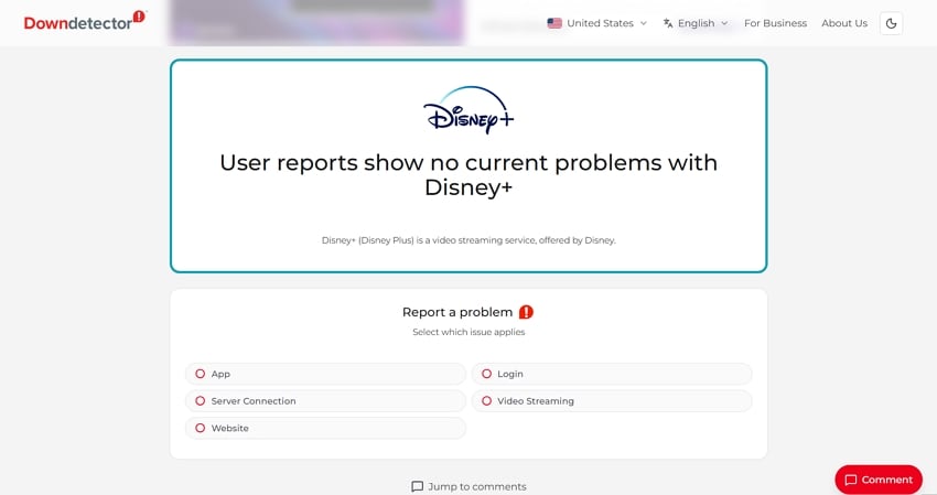 check server status disney plus