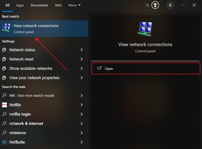 access network connection