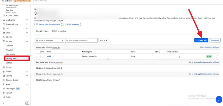 서버 방화벽에서 Cloudflare IP 허용 규칙 만들기
